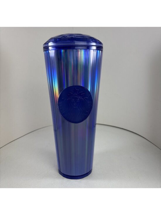 Starbucks Other - Starbucks Fall 2022 Periwinkle Kaleidoscope Dome Venti Tumbler 24oz NEW no straw